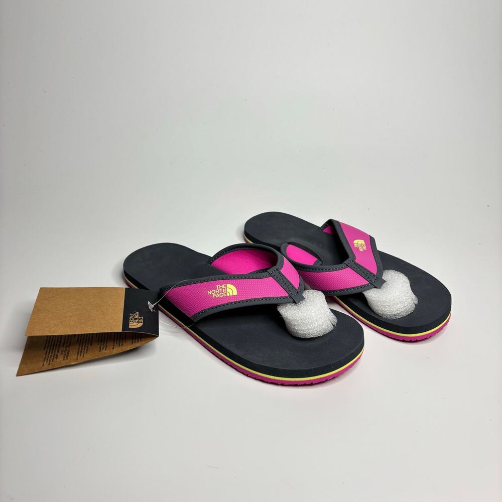 The North Face Youth Base Camp Flip Flops, Vanadis Grey/Linaria Pink